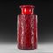 Vintage Ceramic Structure Vase in Red Black from Carstens Tönnieshof Pottery, 1970s 3