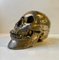 Vintage Bronze Sculpture Cast of a Human Skull, 1950s, Image 2