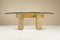 Dining Table in Concrete, Wood, and Glass by Giovanni Offredi for Saporiti, Italy, 1990s 3