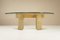 Dining Table in Concrete, Wood, and Glass by Giovanni Offredi for Saporiti, Italy, 1990s, Image 3