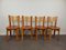 Stühle aus Bergkiefernholz, 1980er, 4 . Set 1