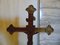 Art Deco Brass Standing Cross with Jewish Star, 1920s, Image 8