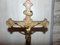 Art Deco Brass Standing Cross with Jewish Star, 1920s, Image 3