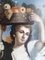 Mujer con flores, década de 1800, óleo sobre lienzo, Imagen 4
