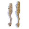 Sculptures en Bois Peint, Espagne, Set de 2 6