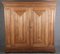 Antique Frankfurt Wave Cabinet in Oak, 1750 45