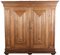 Antique Frankfurt Wave Cabinet in Oak, 1750 1