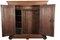 Antique Frankfurt Wave Cabinet in Oak, 1750 4