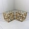 Mid-Century Wooden Faux Bamboo Side Tables, 1960s, Set of 2 2