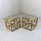 Mid-Century Wooden Faux Bamboo Side Tables, 1960s, Set of 2, Image 2