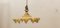 Handkerchief Glass Suspension with Brass Frame, Image 8