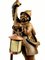 Black Forest Nighwatchman Figurine with Lantern, 1960s 2
