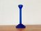 Postmodern Blue Glass Candleholder, 1990s 1