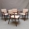 Luisa and 2 Luisella Armchairs by Franco Albini for Poggi, Set of 6, Image 4