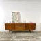 Credenza Mid-Century in teak con angoli e bordi arrotondati, Danimarca, Immagine 2