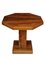 Art Deco Octagonal Walnut Lamp Table on a Squared Column Plinth, 1930s 2