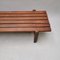 Vintage Brown Wooden Bench, Image 5