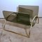 Smoked Crystal and Brass Magazine Rack attributed to Gallotti & Radice, 1975 15