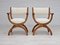 Danish Model Kurul Armchairs in Oak and Sheepskin by Henning Kjærnulf, 1960s, Set of 2 27