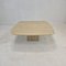 Italian Coffee Table in Travertine, 1980s, Image 2