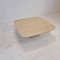 Italian Coffee Table in Travertine, 1980s, Image 5