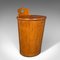 Victorian French Provençal Grain Hopper Linen Basket, Image 1