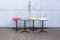 Italian Iron Bar Tables, 1960s, Set of 4 1