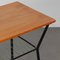 Vintage Beistelltisch aus Metall & Holz, 1960er 6