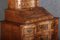 Antique 18th Century Baroque Tabernacle Secretary in Oak with Walnut Veneer, 1730s 15