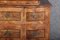 Antique 18th Century Baroque Tabernacle Secretary in Oak with Walnut Veneer, 1730s 13