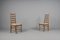 French Provincial Oak Chairs, 1960s, Set of 5 3