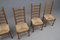 French Provincial Oak Chairs, 1960s, Set of 5 12