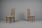 French Provincial Oak Chairs, 1960s, Set of 5 4