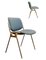 Blauer DSC Stuhl von Giancarlo Piretti für Anonima Castelli, 1960er 1