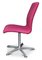 Pink Oxford E1107 Swivel Chair by Arne Jacobsen for Fritz Hansen, Denmark, 2002 4