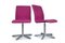 Pink Oxford E1107 Swivel Chair by Arne Jacobsen for Fritz Hansen, Denmark, 2002 3