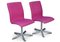 Pink Oxford E1107 Swivel Chair by Arne Jacobsen for Fritz Hansen, Denmark, 2002 1