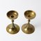 Vintage Danish Brass Candleholders from Hyslop, Set of 2 4