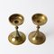 Vintage Danish Brass Candleholders from Hyslop, Set of 2, Image 4