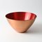 Danish Copper and Red Enamel Bowl from Corona, 1960s 1