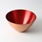 Danish Copper and Red Enamel Bowl from Corona, 1960s 6