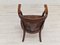 Vintage Scandinavian Armchair in Leather and Oak, 1950s 4