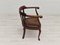 Skandinavischer Vintage Sessel aus Leder & Eiche, 1950er 13