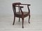 Skandinavischer Vintage Sessel aus Leder & Eiche, 1950er 16