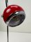 Space Age Eyeball Table Lamp in Chromed and Red Steel, Italy, 1970s, Image 15