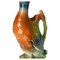 Majolica Duck Mallard Picther from Keller et Guerin Saint Clement, France, 1890s 2