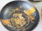 Japanese Round Lacquer Hand-Painted Papier Mâché Bowls, 1910s, Set of 3 4