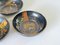 Japanese Round Lacquer Hand-Painted Papier Mâché Bowls, 1910s, Set of 3, Image 6