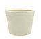 Italian Antonia Campi Style Ivory Ceramic Cachepot, 1970s 4