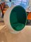 Finnish Ball Chair in Green and White by Eero Aarnio for Adelta, 1980s 8